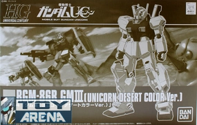 Detailed Statue Fictional Hero Gundam 1/144 HGUC RGM-86R GMIII Unicorn Desert Color Ver Model Kit Limited Unicorn Model Kit Exclusive