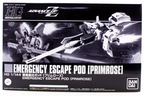 Non toxic Gundam 1/144 HGUC RX121-2 Emergency Escape Pod for Gundam TR-1 Primrose HG Model Kit Exclusive