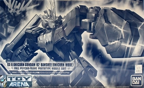 Passed Down Gundam 1/144 HGUC RX-0 Unicorn Gundam 02 Banshee Unicorn Mode Dark Clear Version Model Kit Exclusive