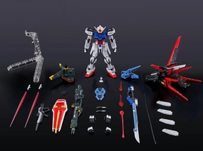 Retro Game Gundam 1/144 RG GAT-X105 AQM/E-YM1 Perfect Strike Seed Model Kit Bandai Exclusive