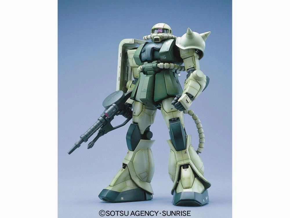 Gundam 1/60 PG Gundam 0079 MS-06F Zaku II Green Model Kit Vintage Theme