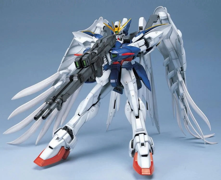 Kaiju Statue Cat Figurine Gundam 1/60 PG Gundam Wing Endless Waltz XXXG-00W0 Wing Gundam Zero EW (Wing Zero Custom) Model Kit