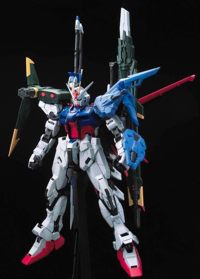 Virtual Good Gundam 1/60 PG Seed GAT-X105 AQM/E-YM1 Perfect Strike Gundam Model Kit