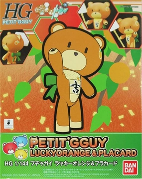 Robot Figure People's Choice Gundam HGPG Petit'Gguy Lucky Orange & Placard Bear Guy Model Kit Exclusive