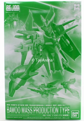 Gundam RE/100 AMX-107 Bawoo Mass Production Type ZZ Gundam Model Kit Exclusive Imaginary Play Collectors Model