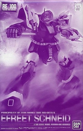 Comic Hero Buildable Figure Gundam RE/100 Efreet Schneid Model Kit Exclusive