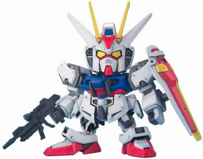 Gaming Toy Wall Mounted Gundam SD BB #246 Strike Gundam Seed Model Kit