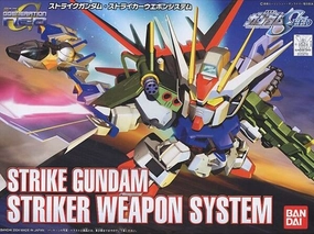 Anime Series Scandinavian design Gundam SD BB #259 Strike Gundam Weapon Set (Perfect Strike) Seed Model Kit