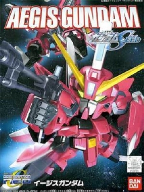 Gundam SD BB #261 GAT-X303 Aegis Gundam Seed Model Kit Polymer Clay Event Souvenir