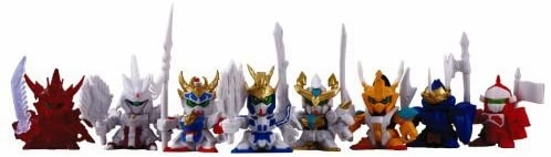 Samurai Figure Gundam SD BB  Sangokuden Collection #2 Sekiheki Set Model Kit