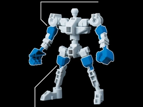 Recycled plastic Kawaii Design Gundam SD Cross Silhouette SDCS OP-03 Silhouette Booster (White) Expansion Set Model Kit