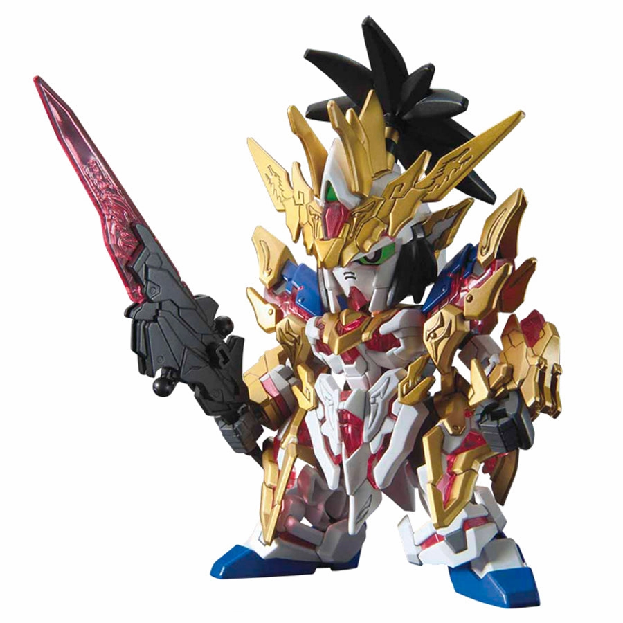 Gundam SDSS #001 Sangoku Soketsuden Liu Bei Unicorn Gundam Model Kit Biodegradable material