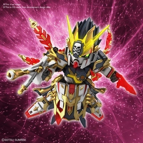 Gundam SDSS #030 Sangoku Soketsuden Gan Ning Crossbone Gundam Model Kit Event Souvenir Detailed Replica