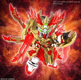 Gundam SDSS #033 Sangoku Soketsuden Yan Huang Zhang Fei God Gundam Model Kit trade show