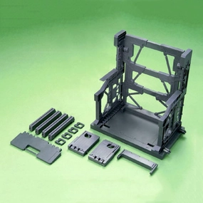 Gundam System Base #001 Black Stand Model Kit Vintage Model Glow In Dark