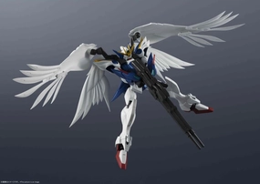 Gundam Universe XXXG-00W0 Wing Gundam Zero Custom Endless Waltz Action Figure Character Statue Desk Decor