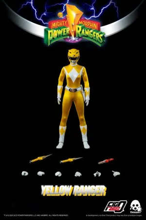 ThreeZero FigZero 1/6 Mighty Morphin Power Rangers Yellow Ranger Sixth Scale Figure Character Toy