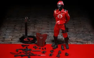Designer Showcase Personal Treasure Sideshow Collectible 1/6 G.I. Joe Cobra Elite Trooper Crimson Guard Sixth Scale Figure
