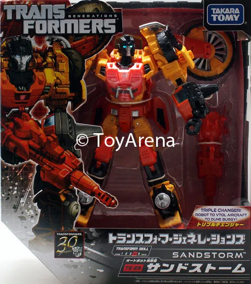 Transformers Generations TG-29 Sandstorm Autobot Fall of Cybertron Action Figure Pirate Model