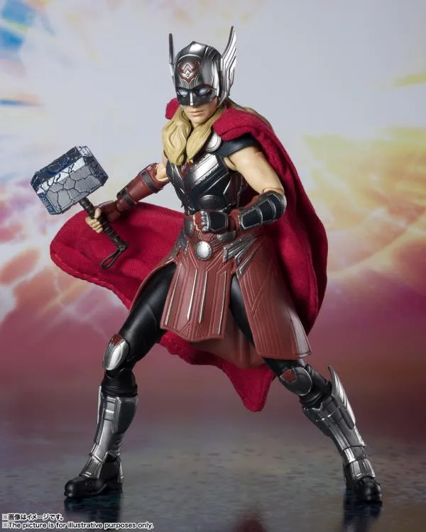 S.H. Figuarts Thor: Love and Thunder Mighty Thor (Jane Foster) Action Figure Chibi Unit
