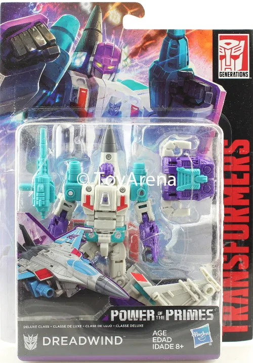 Transformers Generations Power of the Primes Deluxe Class Dreadwind Figure Vintage Hero Twitch Channel