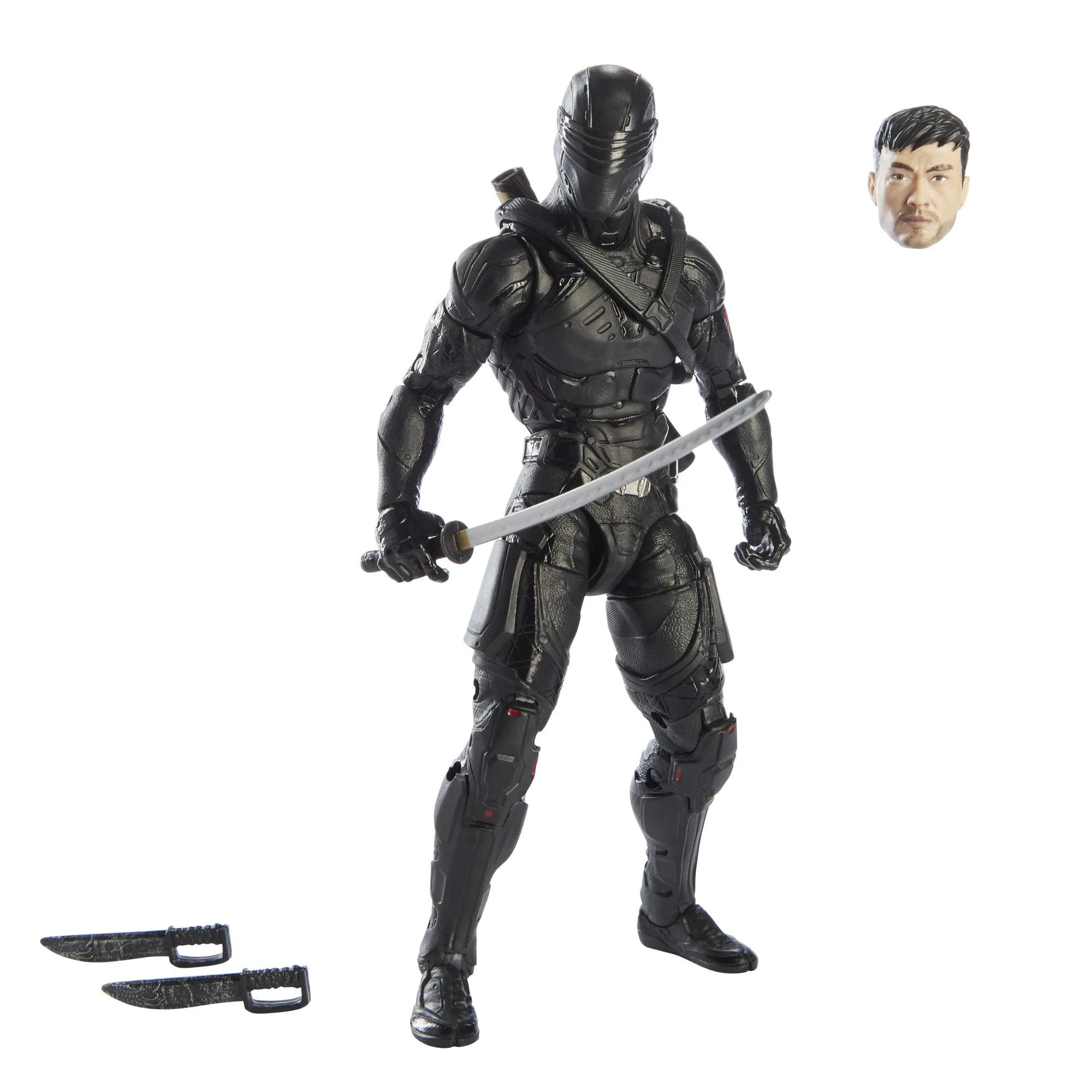 Glass Art Hasbro G.I. Joe Classified Series #16 Snake Eyes: GI Joe Origins Movie Snake Eyes Action Figure
