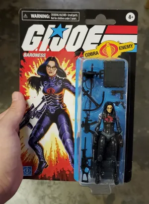 Hasbro Retro G.I. Joe Baroness Walmart Exclusive Action Figure Greek Statue