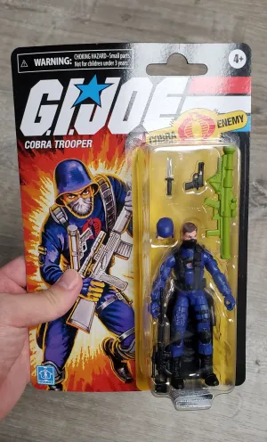 Dynamic Sculpture Folk Art Hasbro Retro G.I. Joe Cobra Trooper Walmart Exclusive Action Figure