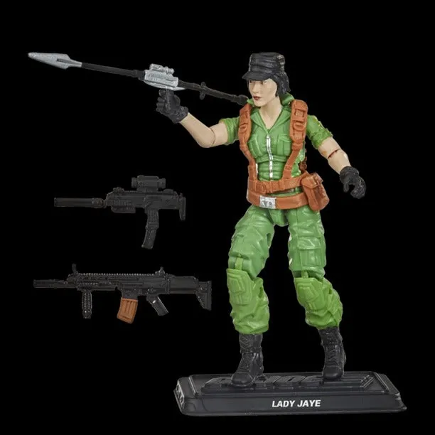 Hasbro Retro G.I. Joe Lady Jaye Walmart Exclusive Action Figure Folk Tale Auction Item