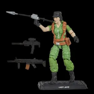 Hasbro Retro G.I. Joe Lady Jaye Walmart Exclusive Action Figure Folk Tale Auction Item