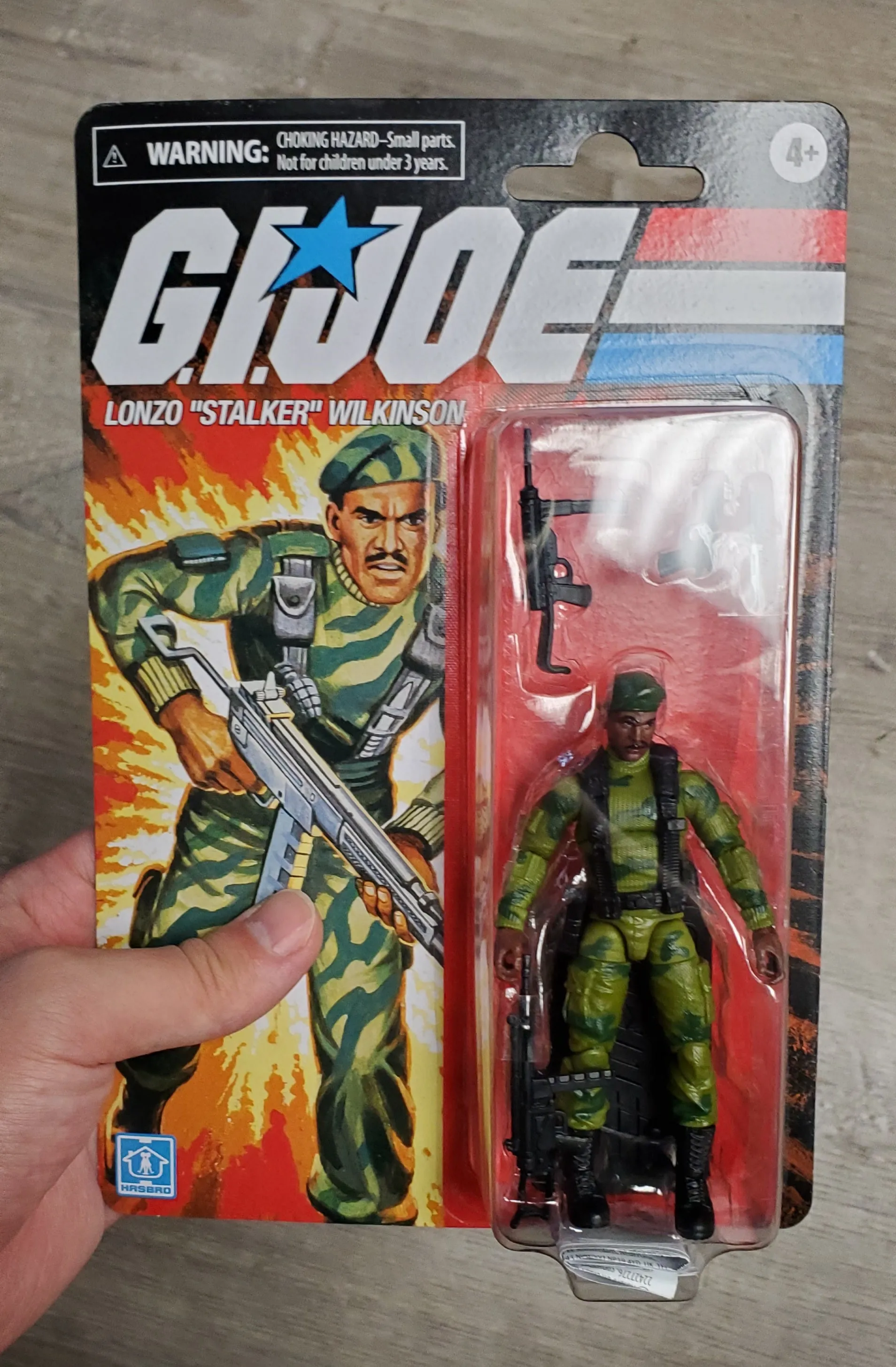 Hasbro Retro G.I. Joe Lonzo Stalker Wilkinson Walmart Exclusive Action Figure She Shed Museum Quality