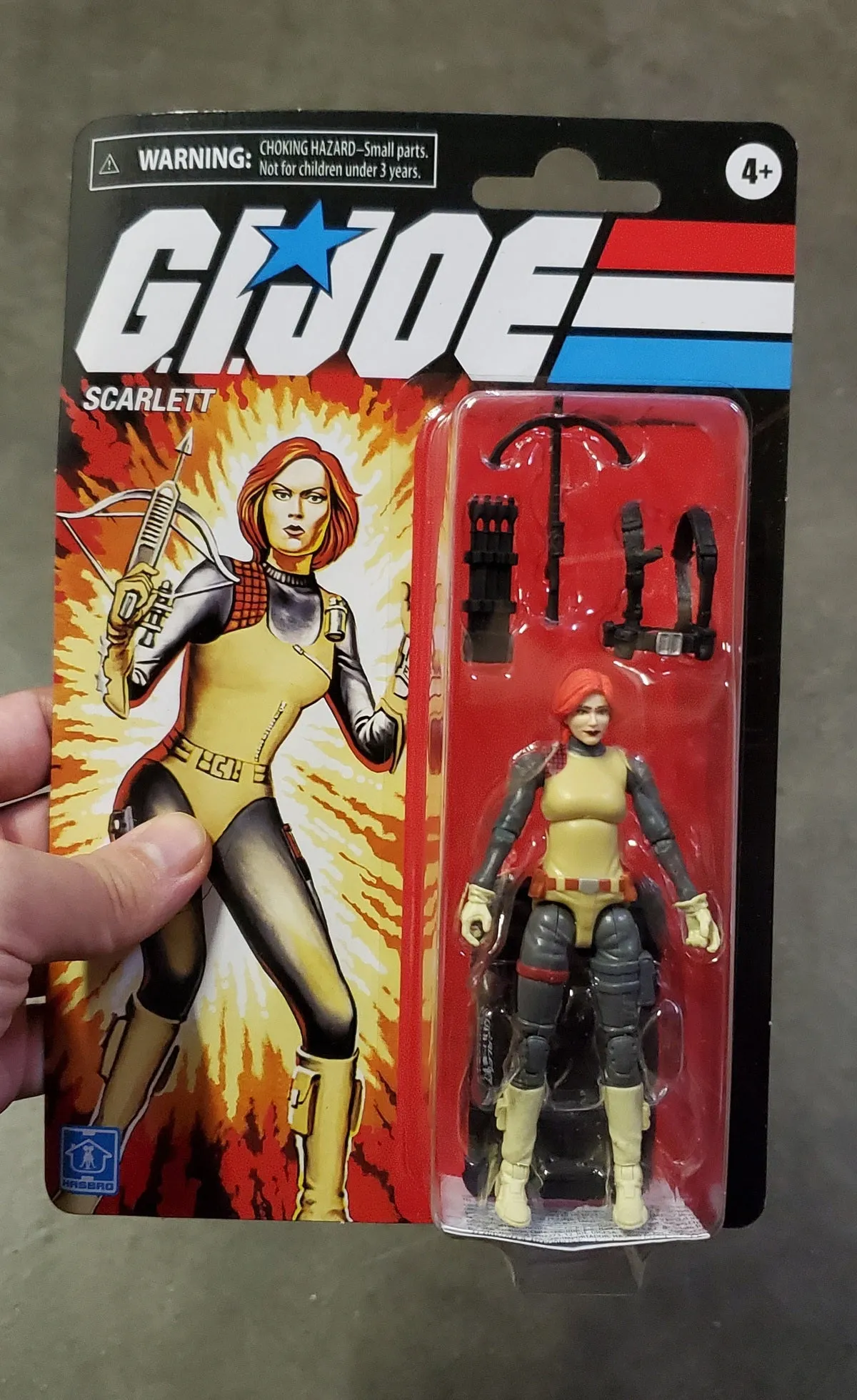 Metaverse Asset Premium Toy Hasbro Retro G.I. Joe Scarlett Walmart Exclusive Action Figure