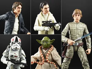 Animation Character Loyal Friend Hasbro Star Wars Black Series 40th Anniversary Empire Strikes Back Wave 1 6 Inch Action Figure Set of 5