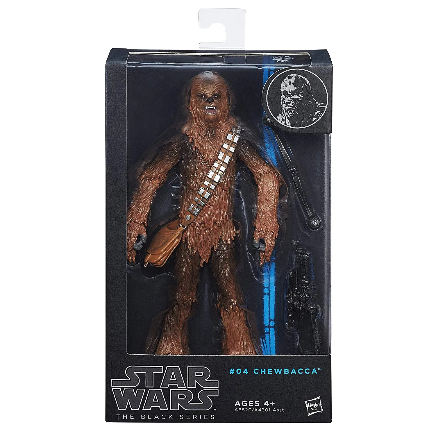College Decor Hasbro Star Wars Black Series Blue Wave #04 Chewbacca 6 Inch Action Figure