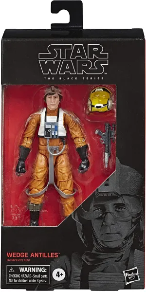 Hasbro Star Wars Black Series Force Awakens #102 Wedge Antilles 6 Inch Action Figure Detailed Hero DC Comics