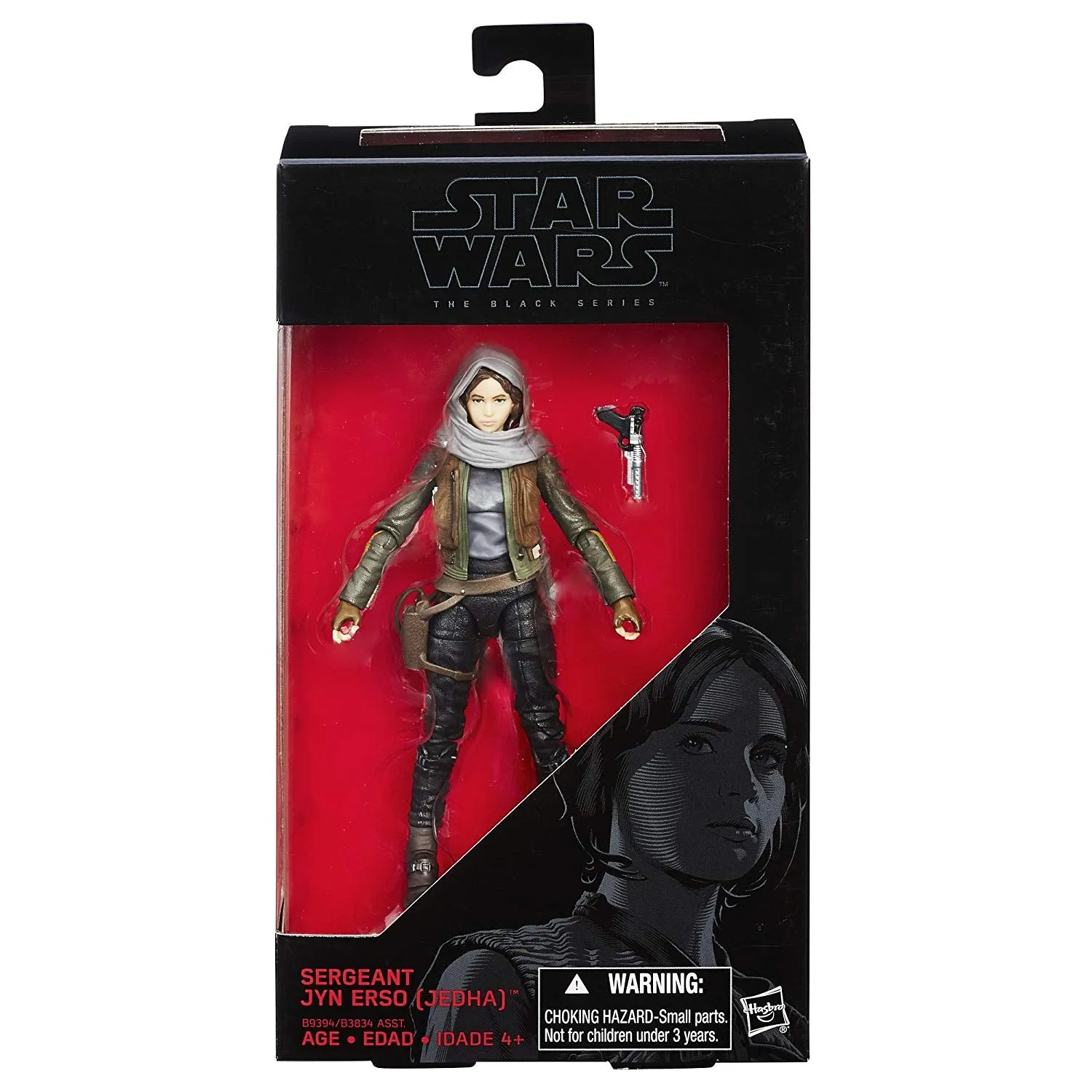 Blockbuster Film Hasbro Star Wars Black Series Force Awakens #22 Rogue One Sergeant Jyn Erso Jedha 6 Inch Action Figure
