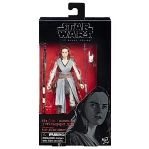 Multi Pack Hasbro Star Wars Black Series Force Awakens #44 Rey Jedi Training Episode 8 6 Inch Action Figure