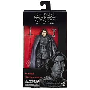 Hero Model Childrens Toy Hasbro Star Wars Black Series Force Awakens #45 Kylo Ren (Last Jedi) 6 Inch Action Figure