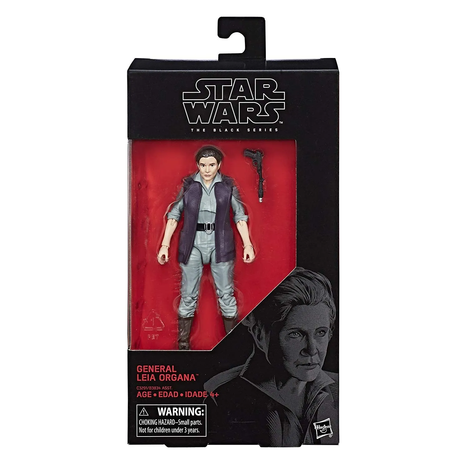Gift Bundle Kawaii Design Hasbro Star Wars Black Series Force Awakens #52 General Leia Organa 6 Inch Action Figure