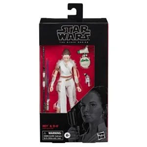 Buildable Figure Modern Technique Hasbro Star Wars Black Series Force Awakens #91 Rey and D-O 6 Inch Action Figure