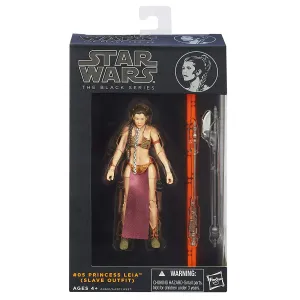 Hasbro Star Wars Black Series Orange Wave #05 Princess Leia (Slave Outfit) 6 Inch Action Figure highly recommended Static Model