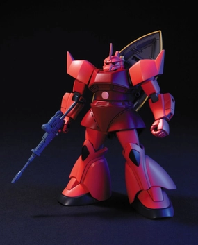 Storytelling Prop Superhero Pose Gundam 1/144 HGUC #070 Gundam 0079 MS-14S Gelgoog Char Custom Model Kit