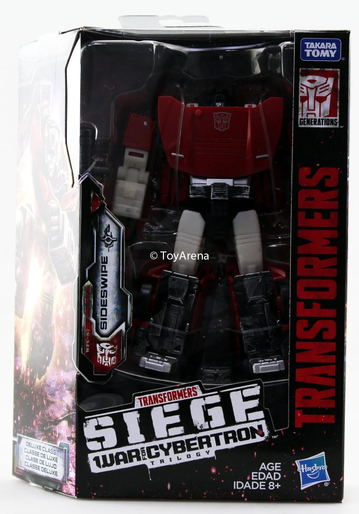 Art Series Sitting Figure Transformers Generations War For Cybertron: Siege Deluxe Sideswipe Action Figure WFC-S7