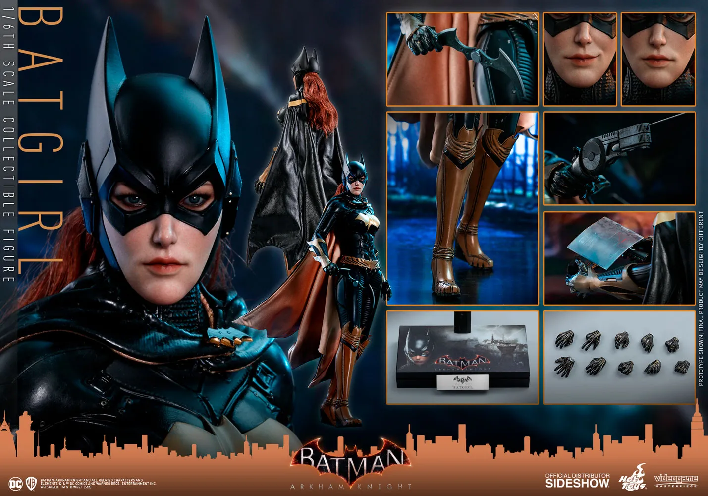 Hot Toys 1/6 Batman: Arkham Knight Batgirl Sixth Scale Figure VGM40 Gaming Product Nursery Decor