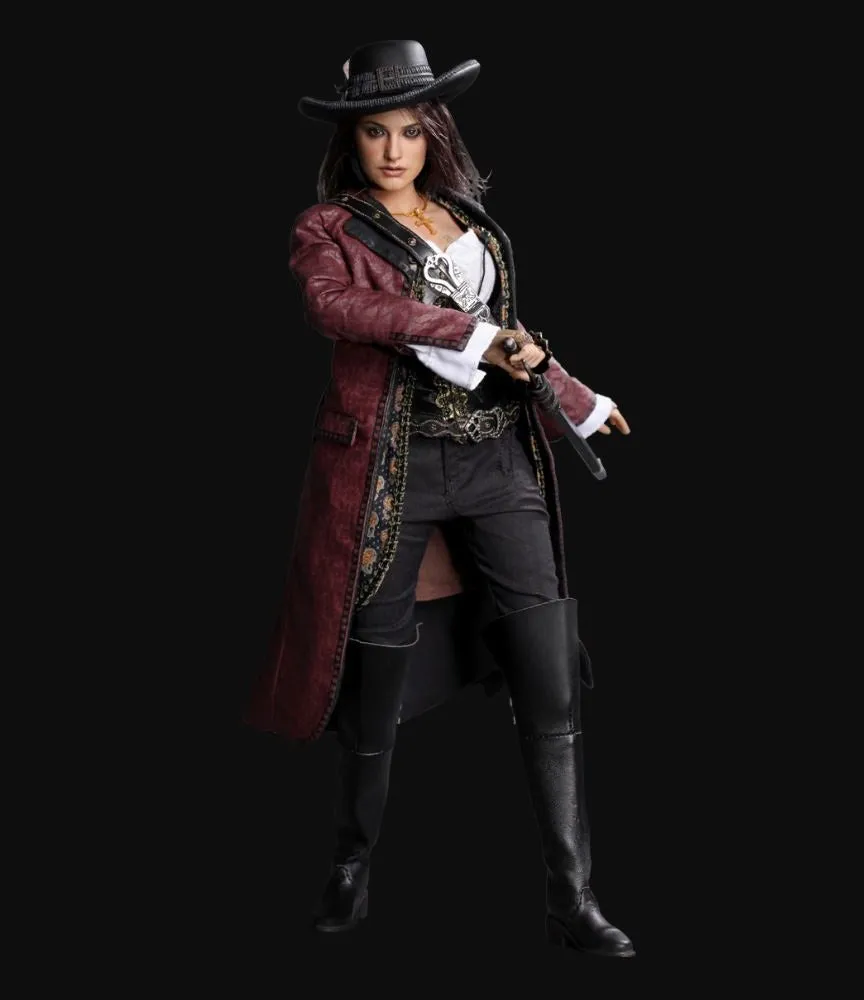 Chibi Figure Silicone Model Hot Toys 1/6 Pirates of the Caribbean on Stranger Tides Angelica Sixth Scale Figure MMS181