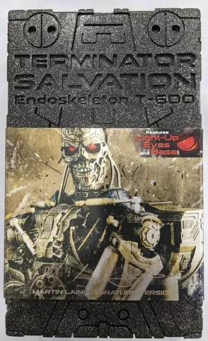 Hot Toys 1/6 Terminator Salvation Endo Skeleton Martin Laing Signature Ver. Sixth Scale Figure MMS097 *Open Box* Retail Package