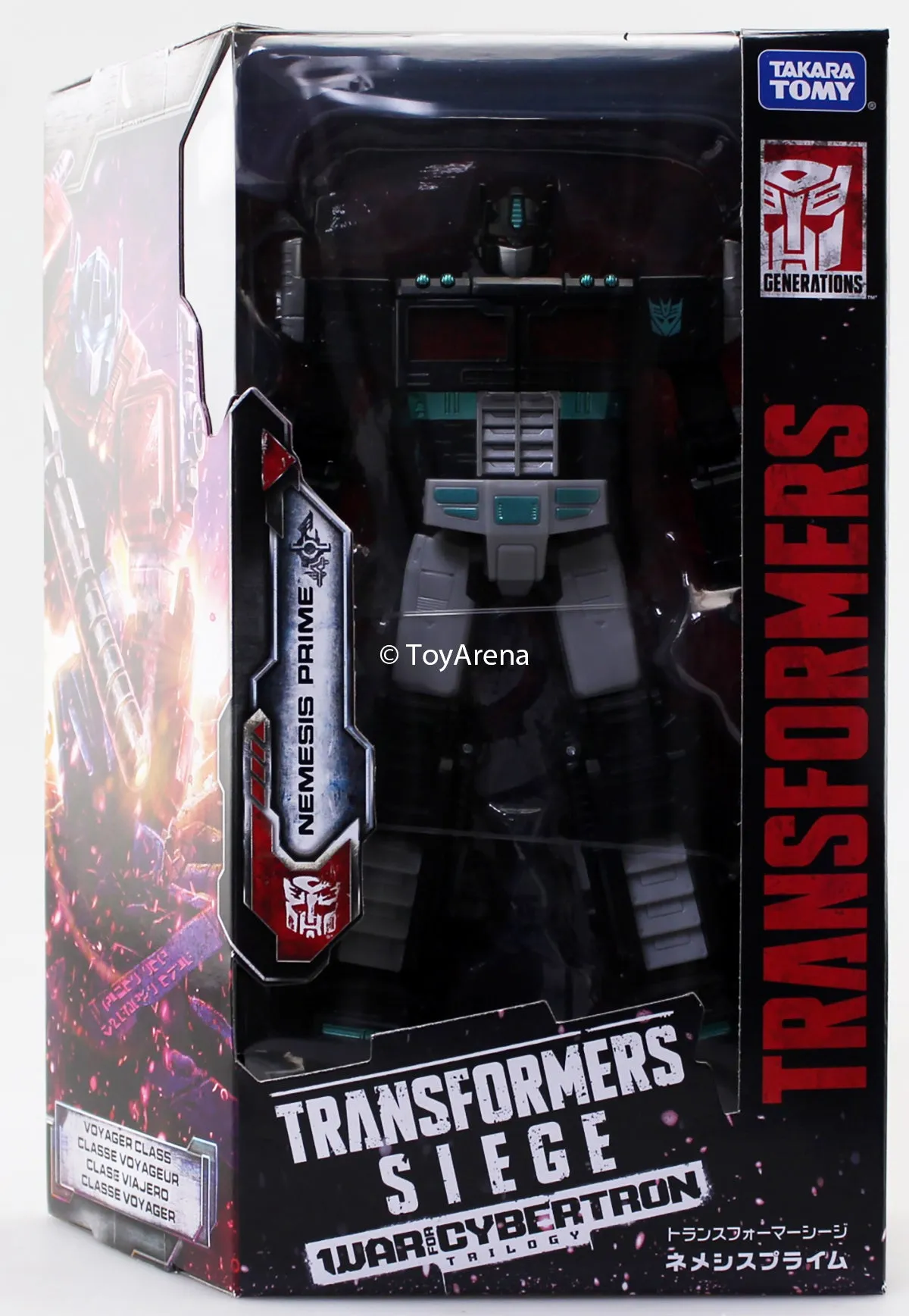 Transformers War for Cybertron Siege Nemesis Prime Voyager SG-06 Exclusive Action Figure Articulated Joints