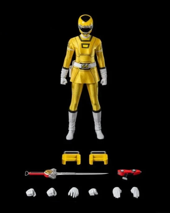 Challenge Overcome beach scene ThreeZero FigZero 1/6 Power Rangers Turbo Yellow Turbo Ranger Scale Action Figure