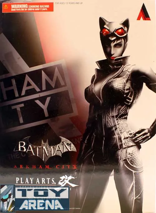 DC Batman Arkham City Catwoman Play Arts Kai Action Figure Premium Model