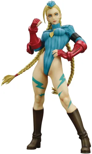 Kotobukiya Bishoujo Cammy Alpha Street Fighter Statue Anime Sculpture Vinyl Decor